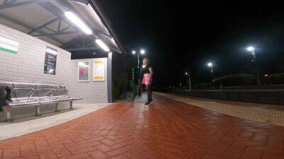 Huge Sissy Muscle Slut Exposed At Train Station In Public Exposed - shemalez.com