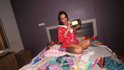 Xmas special with Asian ladyboy beauty - drtvid.com