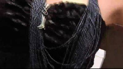 Brunette ladyboy in black dress teases with her shaved dick - drtvid.com